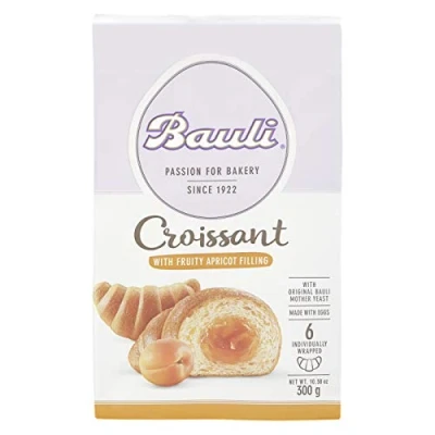 Abbildung von 12x Bauli Cornetti Albicocca Croissant Aprikose brioche kuchen 100% Italienische Aprikosen (6 x 50g) 300g