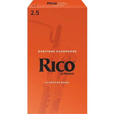 Abbildung von RICO Blätter für Baritonsaxophon Stärke 2.5 (25 Stück)