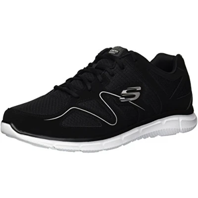 Abbildung von Skechers Sport Satisfactionflash Point Sneaker low, Herren, Größe: 45, Black Schuhe