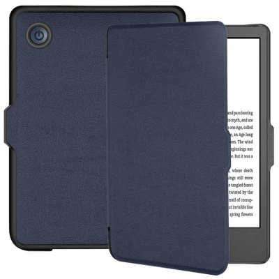 Abbildung von Slim Hard Case Klapphülle für das Tolino Shine 4 Dunkelblau