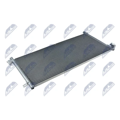 Abbildung von NTY CCS VC 001 Klimakondensator ohne Trockner Aluminium 680 IVECO: DAILY 3 Kasten/Kombi, Pritsche/Fahrgestell