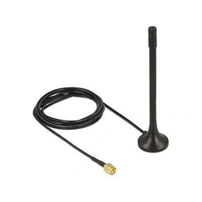 Abbildung von DeLOCK 89490, 2 dBi, 0.433 GHz, 50 Ohm, Omnidirektionale Antenne, SMA, Männlich