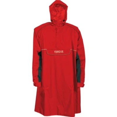 Abbildung von PRO X elements BERN Rad Poncho mit Ärmeln I Regenponcho Schirmkapuze, reflektierenden Paspeln &amp; verschweißten Nähten Damen Herren Regencape