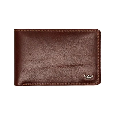 Abbildung von Golden Head Colorado RFID Protect Petite Billfold Coin Wallet Tabacco