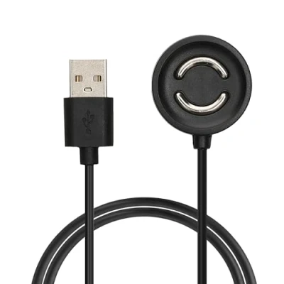 Abbildung von kwmobile USB Kabel Charger kompatibel mit Suunto Peak 9 Ladekabel Smart Watch Ersatzkabel Fitnesstracker Aufladekabel in Schwarz