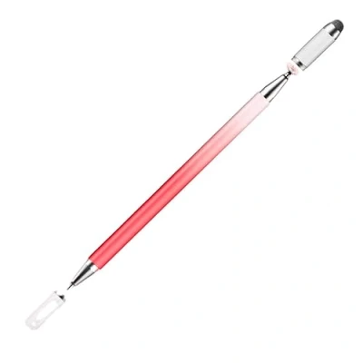 Abbildung von Kapazitätsstift für Handy, Tablet, Universal, Zeichnung, kapazitiver Stift, 3 in 1, transparenter Disc Stylus, Kugelschreiber, Stylus Stift mit Faserspitze
