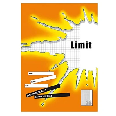 Abbildung von Limit Schulheft, DIN A4, Lineatur 26/5 mm kariert