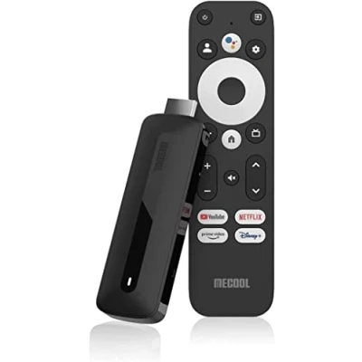 Abbildung von MECOOL KD3 4K Google TV Stick Android 11 Netflix zertifizierter Internet TV, Assistant Sprach Fernbedienung, Chromecast, Prime Video, Youtube, Bluetooth, HDR, Dual Band WiFi