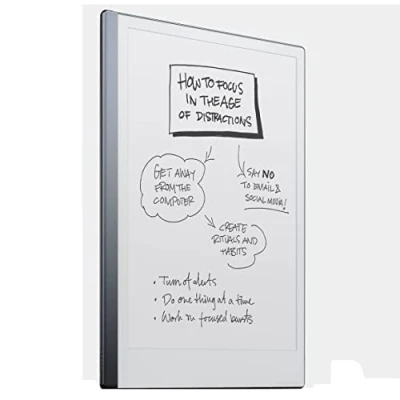 Abbildung von Remarkable 2 Die Neue Generation der Paper Tablets Schreibe auf das papierähnliche Display und alle Deine Notizen Werden automatisch in digitalen Text umgewandelt