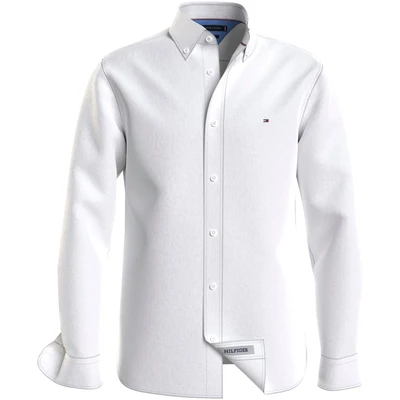 Abbildung von Tommy Hilfiger Pigment DYED Regular FIT Hemd, Herren, Größe: 4XL, Optic white