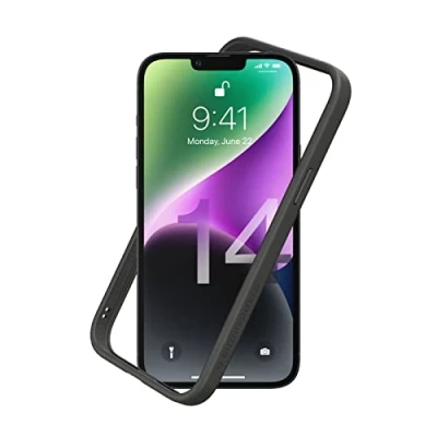 Abbildung von RhinoShield Bumper Case kompatibel mit [iPhone 14 Plus] CrashGuard NX Stoßdämpfende Schutzhülle im schlanken Design 3.5 Meter Fallschutz Graphite