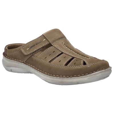 Abbildung von Josef Seibel NEW Anvers Pantolette flach, Herren, Größe: 39, Sand Schuhe