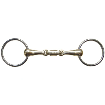 Abbildung von Wassertrense Doppeltgebrochen gold brass