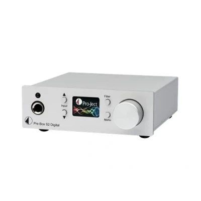 Abbildung von Pro Ject Pre Box S2 Digital, Audiophiler Stereo Vorverstärker (Silber)