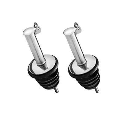 Abbildung von Cilio Ausgießer Mezzo 2er Set, Edelstahl, Silber, 8,5 x 0,9 cm, 107180