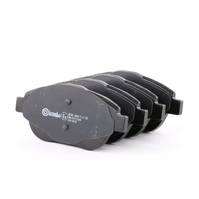 Abbildung von BREMBO P 61 103 Bremsbelagsatz exkl. Verschleißwarnkontakt mit Bremssattelschrauben Zubehör CITROËN: DS3 Schrägheck, C4 II Cactus, C3 Aircross 2