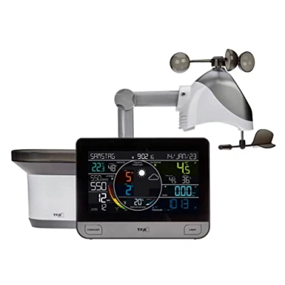 Abbildung von TFA Dostmann WLAN VIEW PRO 35.8003.01 Wetterstation Vorhersage für 12 bis 24 Stunden (35.8003.01)