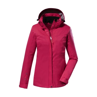 Abbildung von killtec Damen Funktionsjacke/Outdoorjacke mit abzippbarer Kapuze, Rose, 36