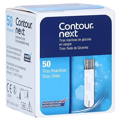 Abbildung von Contour next Sensoren Teststreifen