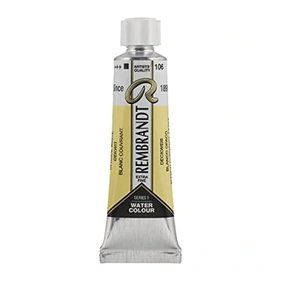 Abbildung von Rembrandt Aquarelltube 10 ml Deckweiß 106 (05011060)