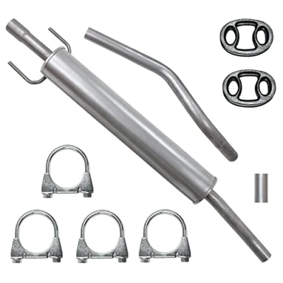 Abbildung von Mitteltopf Auspuff Mittelschalldämpfer für Opel Corsa 3 III C Schrägheck 1.0