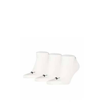 Abbildung von PUMA Unisex Plain Sneaker Sock, White New, 39/42 (3er Pack)