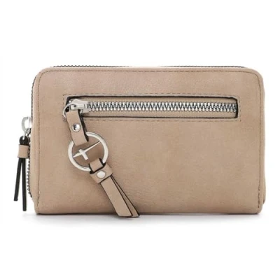 Abbildung von Tamaris Geldbörse taupe, Damen, Größe: One Size, Taupe