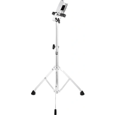 Abbildung von Nino Percussion Bongo Stand Bongoständer Höhenverstellbarer Ständer für Kinder Instrumente Stahl, Verchromt (NINO20)