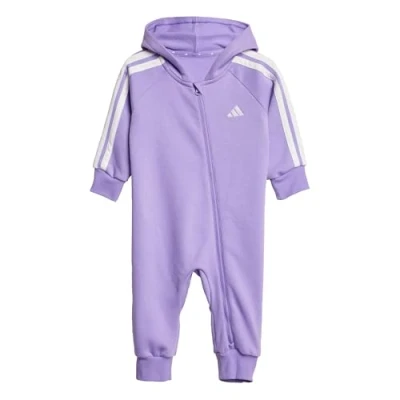 Abbildung von adidas Performance Essentials Infant Jumpsuit für Kinder, Größe: 86, Violet fusion white