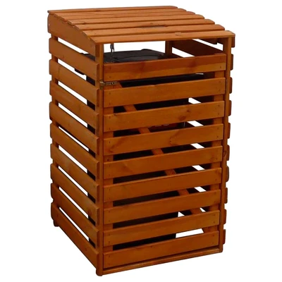 Abbildung von promadino Mülltonnenbox, für 1x240 l aus Holz, BxTxH: 67x90x122 cm