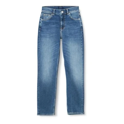 Abbildung von GANT VERKÜRZTE Jeans Slim Fit, Damen, Größe: 30, Mid blue worn in