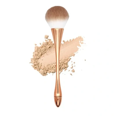 Abbildung von Puder Makeup Pinsel Make up Pinsel,Kabuki Schminkpinsel für Gesicht große Abdeckung Mineral Bronzer Powder Foundation Blending Blush Buffing (Roségold)