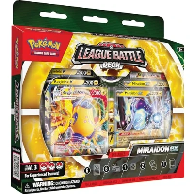 Abbildung von Pokemon Tcg Rinkinys league battle deck miraidon ex &amp; regieleki vmax