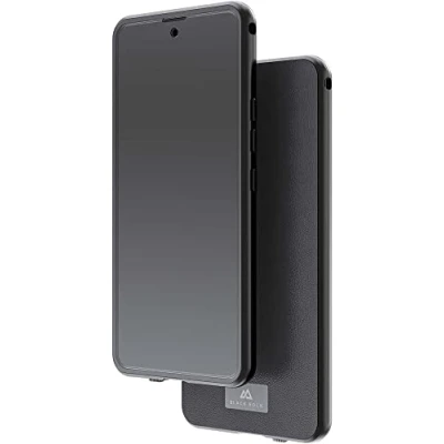 Abbildung von Black Rock Hülle Leder 360 Grad Glass Case Passend für Samsung Galaxy A53 5G I Handyhülle, Magnet Verschluss, Cover Set (Schwarz mit Rückseite)
