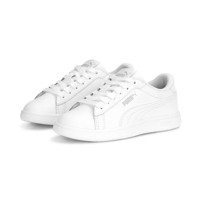 Abbildung von Puma Smash 3.0 L Schuhe Kinder White/Cool Light Gray Größe: 34