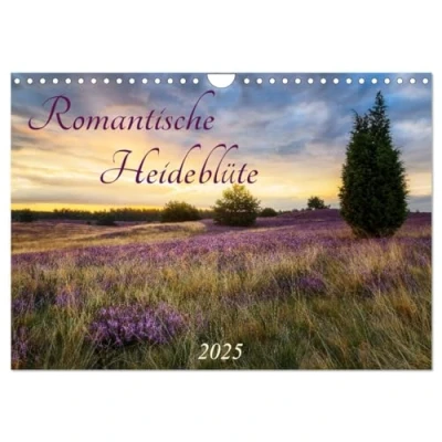 Abbildung von Romantische Heideblüte (Wandkalender 2025 DIN A4 quer), CALVENDO Monatskalender