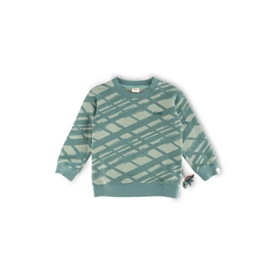 Abbildung von sigikid DINO World Sweatshirt für Kinder, Größe: 128, Grün
