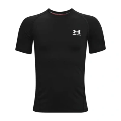 Abbildung von Under Armour Short Sleeves UA HG SS Sport Tshirt für Kinder, Größe: 158 170, Black/white