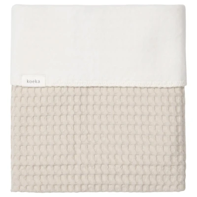 Abbildung von Koeka Babydecke cotton Fleece Amsterdam sand