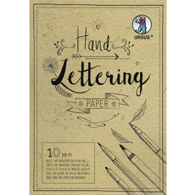 Abbildung von Handlettering Papier Olifant huid Chamois, A4