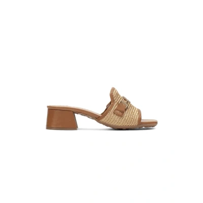 Abbildung von Hispanitas Dallas Pantolette hoch, Damen, Größe: 39, Brown Leder und textil