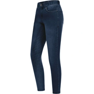 Abbildung von Waldhausen Reithose Luna Denim Damen Dunkelblau 42