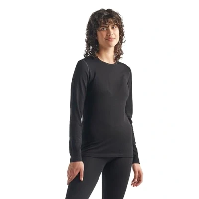 Abbildung von Icebreaker Damen Funktionsshirt 260 Tech LS Crewe, Black, L, 104387001L