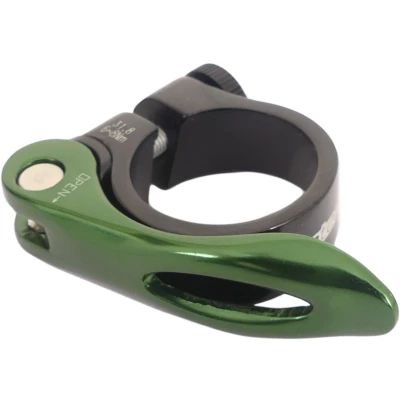 Abbildung von Sattelstützenklemme Ergotec SCQ 0100 Ø31.8 Mm Aluminium Mit Schnellverschluss Schwarz / Grün