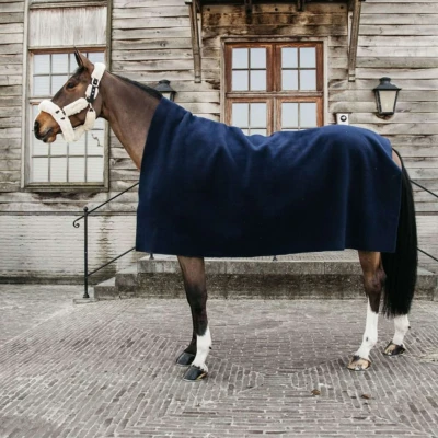Abbildung von Kentucky Fleecedecke Heavy Square Navy 140 x 120