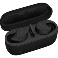 Abbildung von Jabra Evolve2 Buds True Wireless In Ear Bluetooth mit aktiver Geräuschunterdrückung (ANC), 4 Mic MultiSensor Voice Technologie für MS Teams und alle gängigen Meeting Apps zertifiziert Schwarz