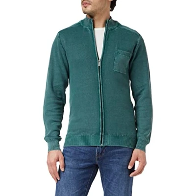 Abbildung von BLUE SEVEN Herren Future Sports Strickjacke, Bottle Orig, XL