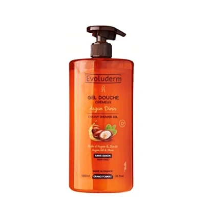 Abbildung von Evoluderm Gel Douche Crémeux Huile d‘Argan &amp; Karité, 1 l