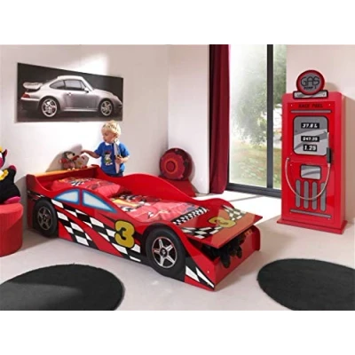 Abbildung von Vipack Kinderbett, (Made in Europe), Autobett, Rennwagenbett mit Lattenrost