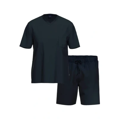 Abbildung von Ammann Nachtwäsche Set, Herren, Größe: Large, Dunkelblau